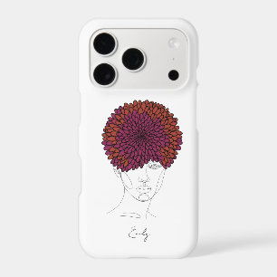 Personalised November Birth Flower Portrait
