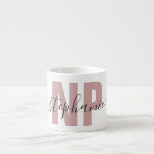 Personalised NP Nurse Practitioner Graduation Chic Espresso Cup