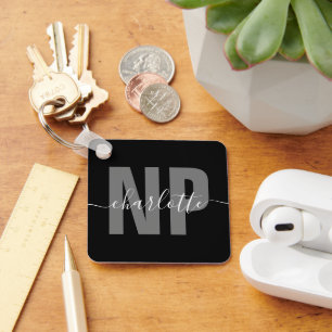 Personalised NP Nurse Practitioner Graduation Chic Key Ring