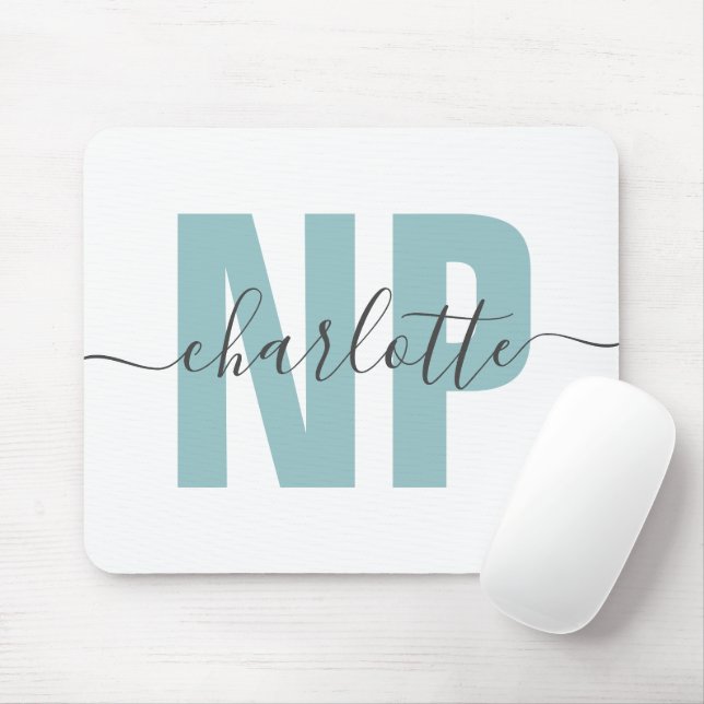 Personalised NP Nurse Practitioner Graduation Chic Mouse Pad (With Mouse)