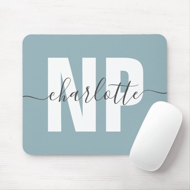 Personalised NP Nurse Practitioner Graduation Chic Mouse Pad (With Mouse)