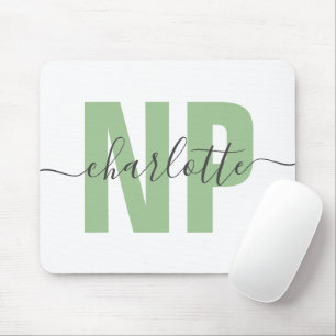 Personalised NP Nurse Practitioner Graduation Chic Mouse Pad