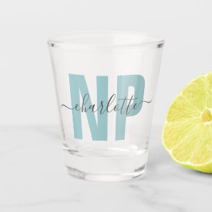 Personalised NP Nurse Practitioner Graduation Chic Shot Glass