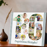 Personalised Number 16 Photo Collage 16th Birthday Plaque<br><div class="desc">16th Birthday Plaque - personalised with a photo collage of your favourite photos and custom text. The photo template is set up ready for you to add your photos, which will be displayed in the shape of a number 16 along with 5 extra spots, so you can have a total...</div>