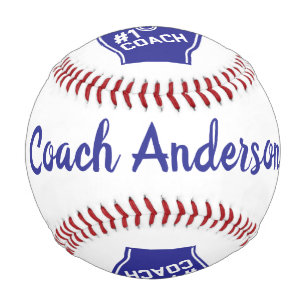 Personalised Number One Coach Baseball