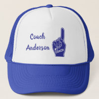 Personalised Number One Coach Foam Finger
