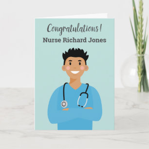 Personalised Nurse Avatar Card