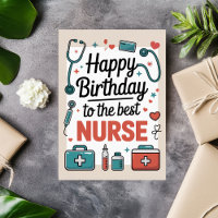 Personalised Nurse Birthday