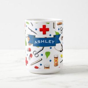 Personalised Nurse Birthday Gift Coffee Mug