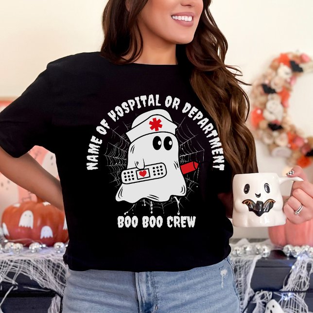 Personalised Nurse Boo Boo Crew Matching Custom T-Shirt (Creator Uploaded)