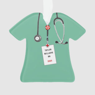 Personalised Nurse Christmas Keepsake Ornament