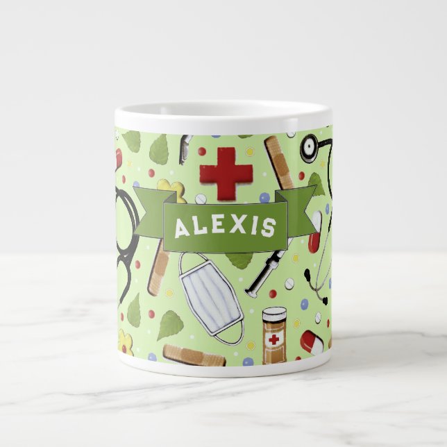 Personalised Nurse Coffee Mug (Front)