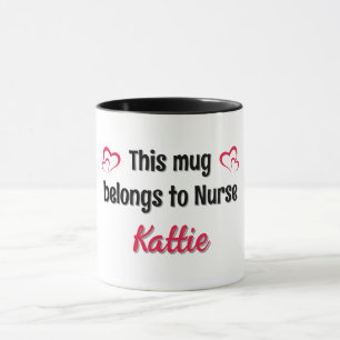 Personalised Nurse Coffee Mug Gift