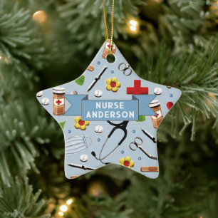 Personalised Nurse Collectable Ceramic Ornament