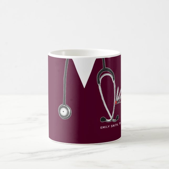 Personalised Nurse Collectable Coffee Mug (Center)