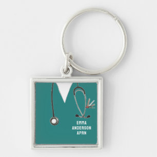 personalised nurse collectable key ring