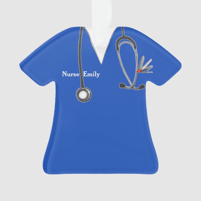 Personalised Nurse Collectable Ornament (Front)