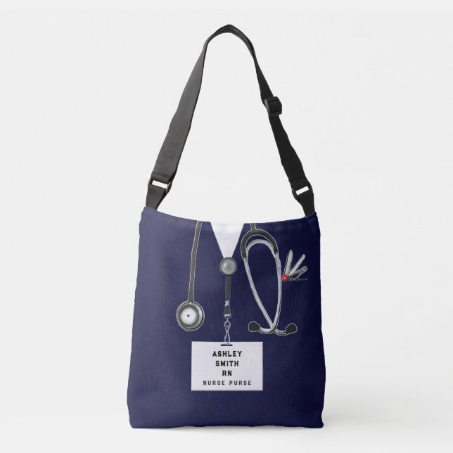 Personalised Nurse Crossbody Bag (Front)