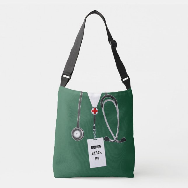 Personalised Nurse Crossbody Bag (Front)