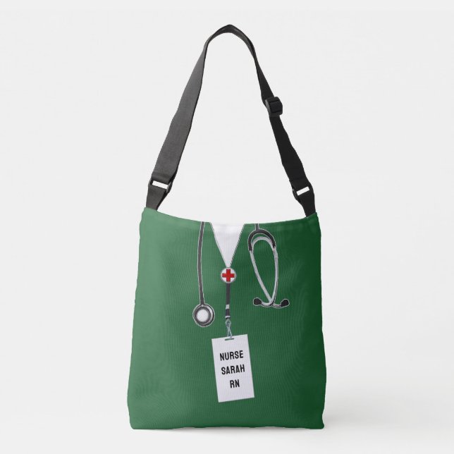 Personalised Nurse Crossbody Bag (Front)