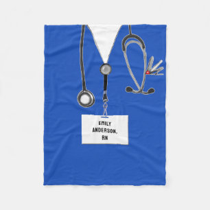 Personalised Nurse Fleece Blanket