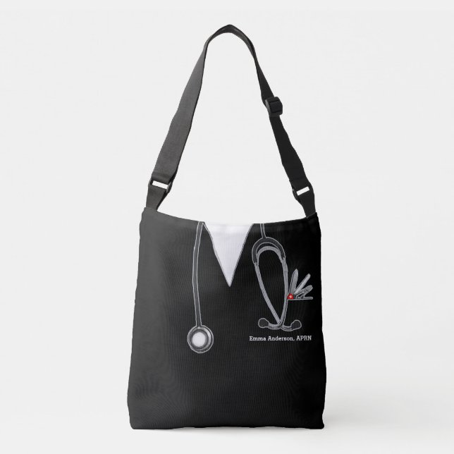 Personalised Nurse Gift Crossbody Bag (Front)