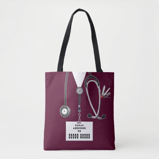 Personalised Nurse Gift Ideas Tote Bag (Front)