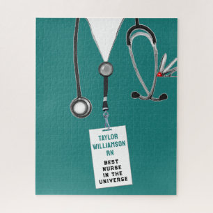 Personalised Nurse Gift Jigsaw Puzzle