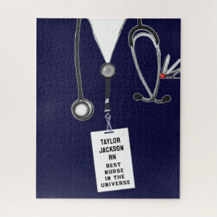 Personalised Nurse Gift Jigsaw Puzzle