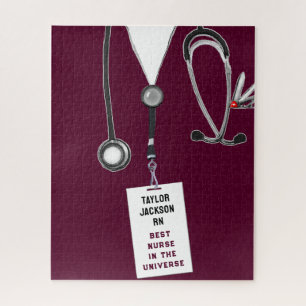 Personalised Nurse Gift Jigsaw Puzzle