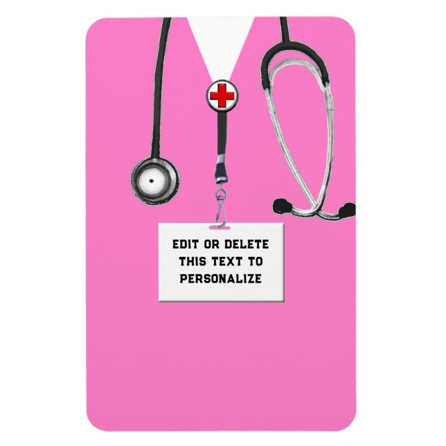 Personalised Nurse Gift Magnet (Vertical)