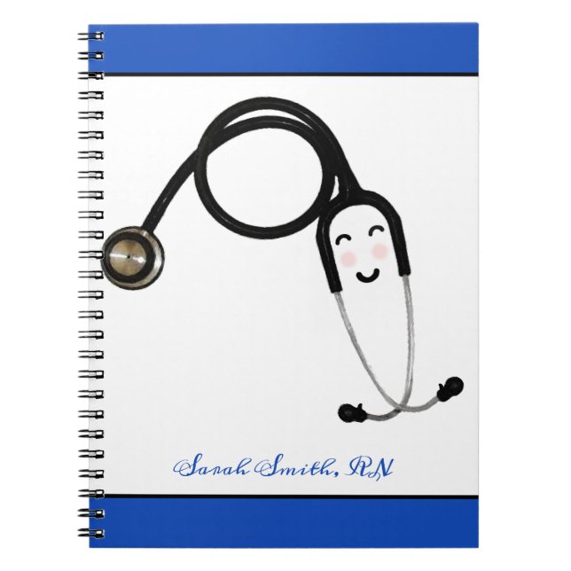 personalised nurse gift notebook (Front)