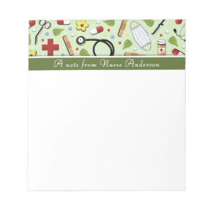 Personalised Nurse Gift Notepad