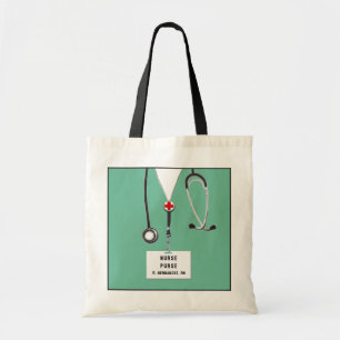 personalised nurse gift tote bag