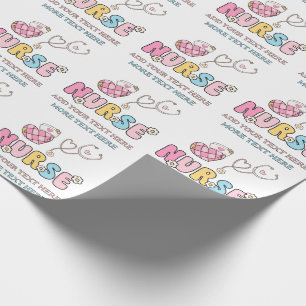 Personalised Nurse Gift Wrapping Paper