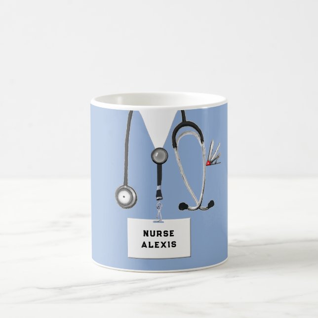 Personalised Nurse Gifts Coffee Mug (Center)