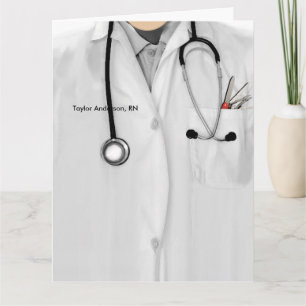 Personalised Nurse Graduation Card