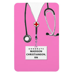Personalised Nurse Graduation Gift Magnet