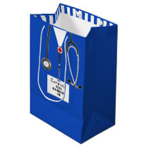 Personalised Nurse Graduation Medium Gift Bag