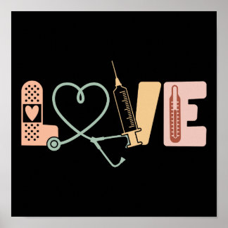 Personalised Nurse Love Poster