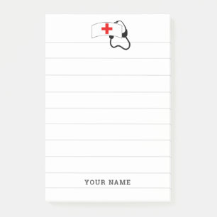Personalised Nurse Medical Post-it Notes