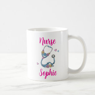 Personalised nurse mug with name / NHS nurse Thank