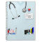 Personalised Nurse Notebook Light Blue