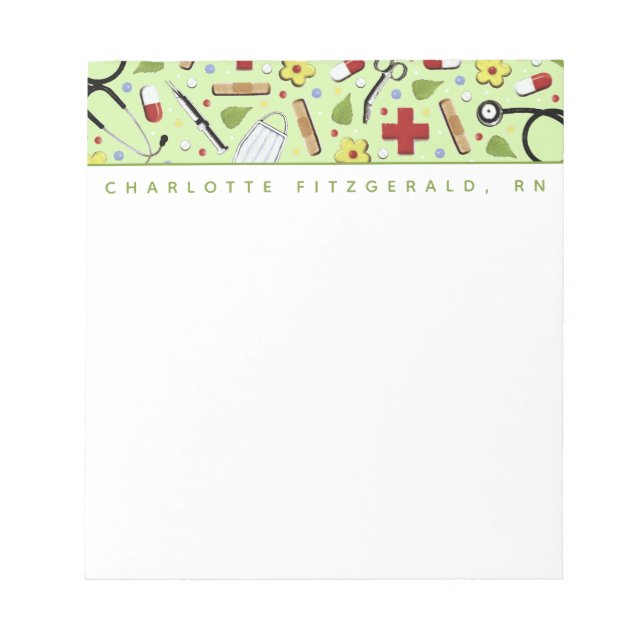 Personalised Nurse Notepad (Front)
