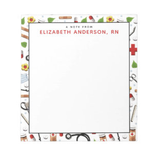 personalised nurse notepad