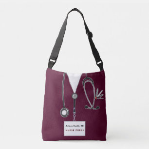 Personalised Nurse Novelty Crossbody Bag