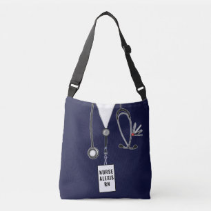Personalised Nurse Novelty Crossbody Bag