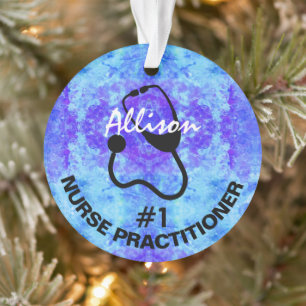 Personalised Nurse Practitioner Christmas Ornament