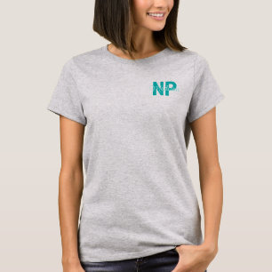 Personalised Nurse Practitioner with Name NP Gift T-Shirt