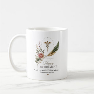 Personalised Nurse Retirement Years Of Care Coffee Mug